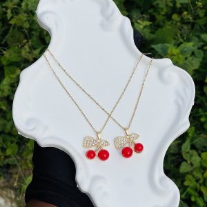 Cherry necklace 003 1pcs