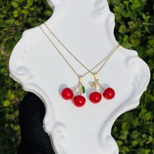 Cherry necklace 004 1pcs