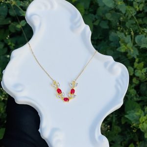 Steel necklace 024