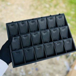 Black 18 slot necklace board