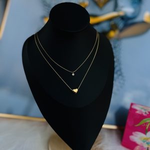 18 karat dainty necklace 012