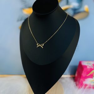 18 karat dainty necklace 018