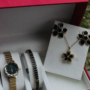 Gold black combo with exact box