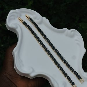 Rq gold black bracelet