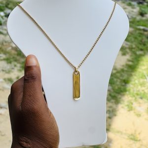 Gold necklace 004