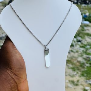 Silver necklace 008