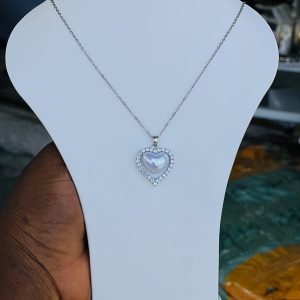 Silver necklace 013