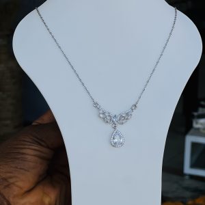 Silver necklace 016