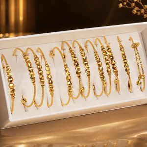 Gold bracelet 1pcs