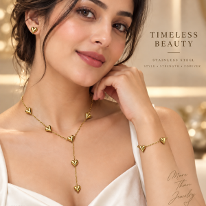 Gold love steel sets 014