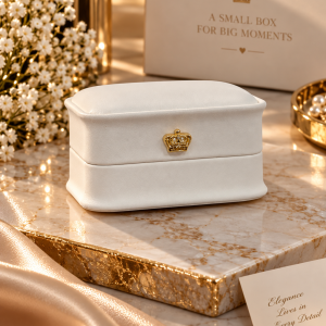 White necklace box