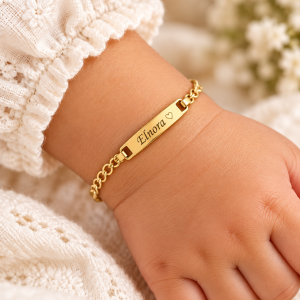 Engraved baby bracelet