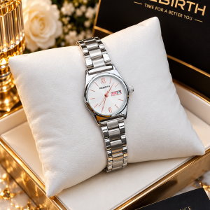 Rebirth silver white Roman face