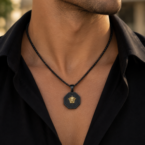 Black Versace necklace 056