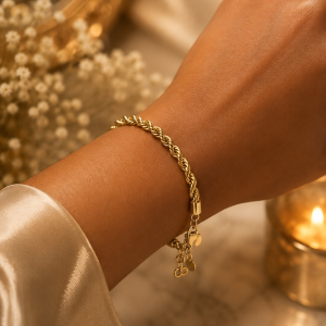 Golden Twist bracelet