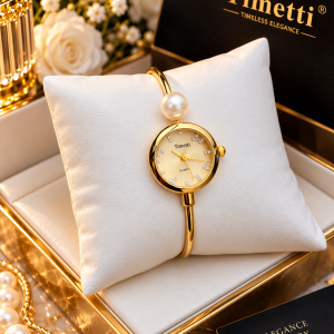 Timetti gold face watch