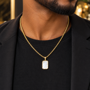 Gold necklace 045