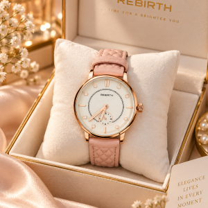 Rebirth pink strap white face