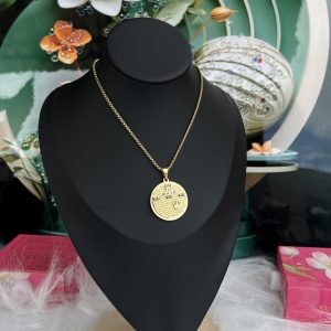 Gold Rolex necklace 016