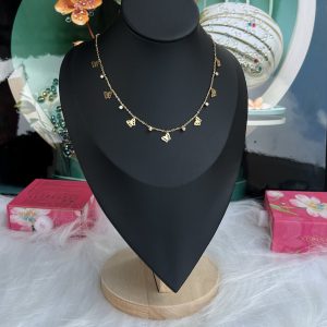 Gold b.s necklace 018