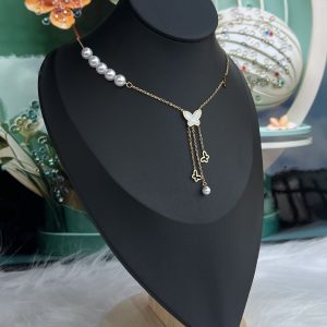 Gold p.b necklace 053