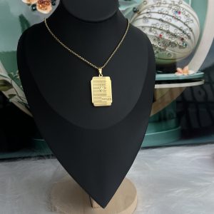 Gold Rolex necklace 062