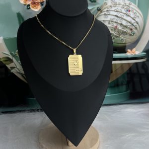 Gold Rolex necklace 062