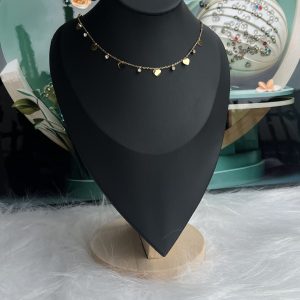 Gold love necklace 065