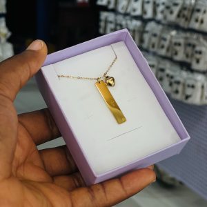 Engraved necklace
