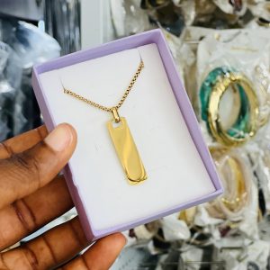 Engraved necklace