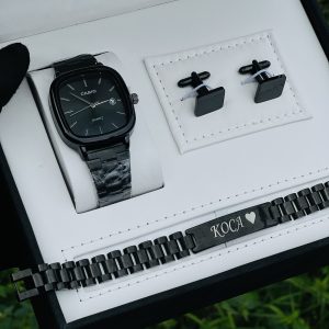 Engraved b.b Casio male combo comes with exact box 018