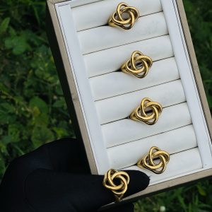 Steel ring 1pcs 033 size 8