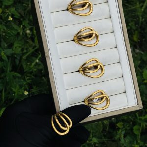 Steel ring 1pcs 049 size 10