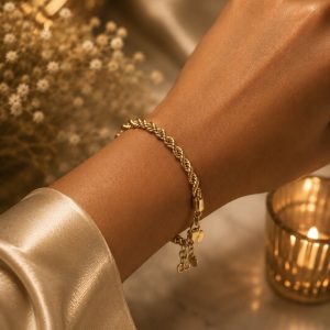 Golden Twist bracelet