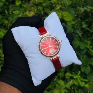 Rebirth red strap watch