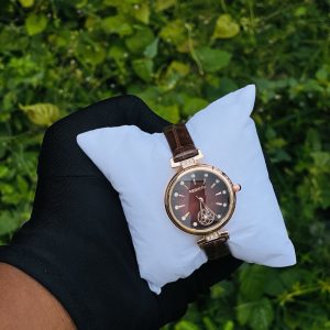 Rebirth brown strap watch