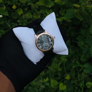 Rebirth black roman watch