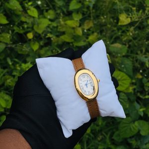 Rebirth brown leather watch