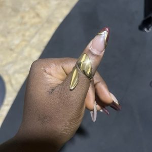Stainless steel ring 019 size 8