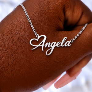 Silver customized necklace 007