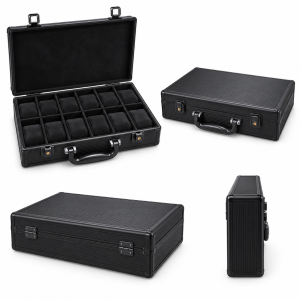 12 slots Watch box brief case