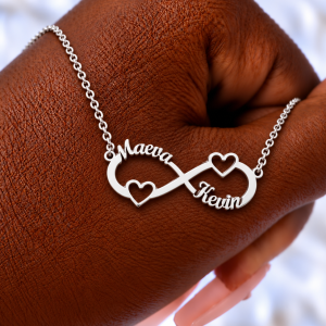Silver customized necklace 008