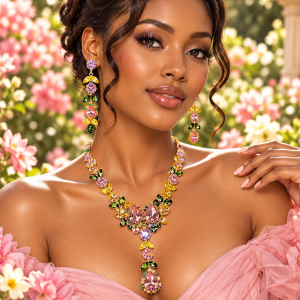 Pink drop fashion set