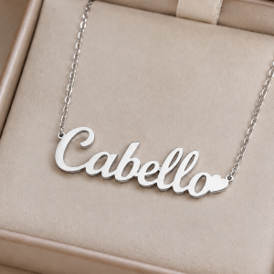 Customized silver necklace 002