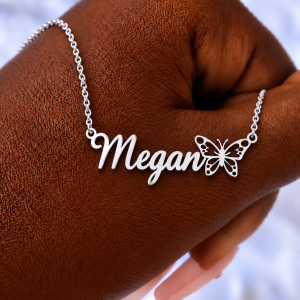 Silver customized necklace 006