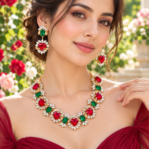 Fashion red heart set 001
