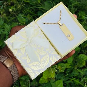 Gold necklace 014