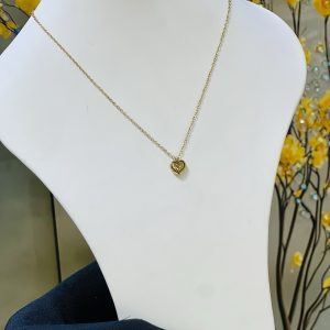 Steel heart necklace 021