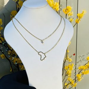 Steel necklace 025