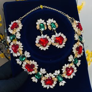 Fashion red heart set 001